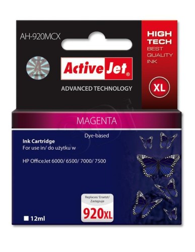 Tusz ActiveJet AH-920MCX magenta do drukarki HP - zamiennik HP nr 920XL CD973AE