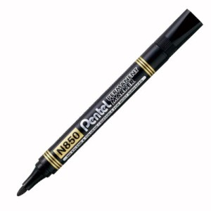 Marker permanentny Pentel N850 czarny - okrągła końcówka