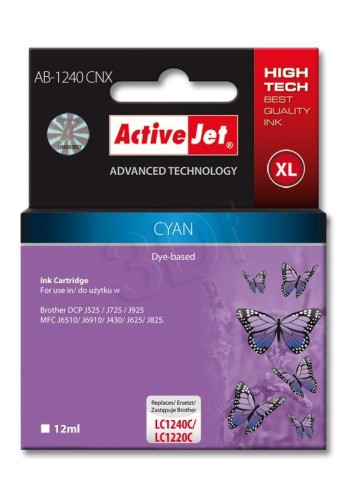 Tusz ActiveJet AB-1240CNX cyan do drukarki Brother