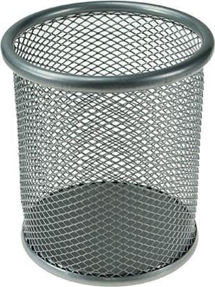 Pojemnik na długopisy Titanum M-501S - srebrny