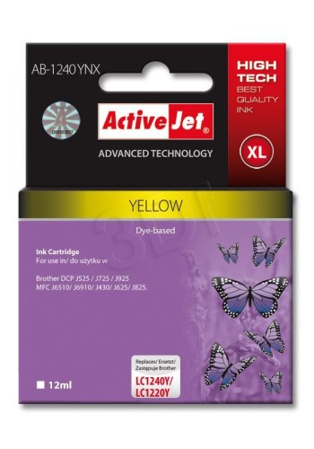 Tusz ActiveJet AB-1240YNX yellow do drukarki Brother