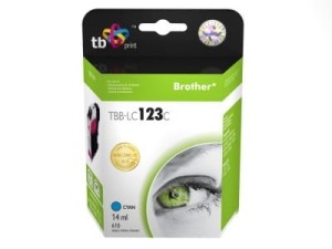 Tusz TB Print TBB-LC123C cyan do Brother - zamiennik LC123C, LC-123C