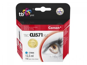 Tusz TB Print TBC-CLI571XLC Cyan do Canon - zamiennik CLI571XLCY