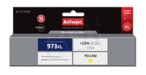 Tusz ActiveJet AH-973YRX Yellow do drukarki HP - zamiennik HP 973XL F6T83AE