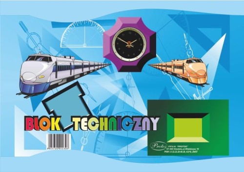 Blok techniczny Protos A3 biały 250g - 10 kartek