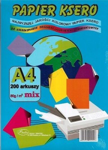 Papier ksero A4 kolorowy pastel 80g PROTOS