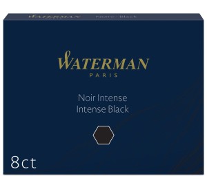 Naboje do pióra wiecznego Waterman standard black (8 szt) - S0110850