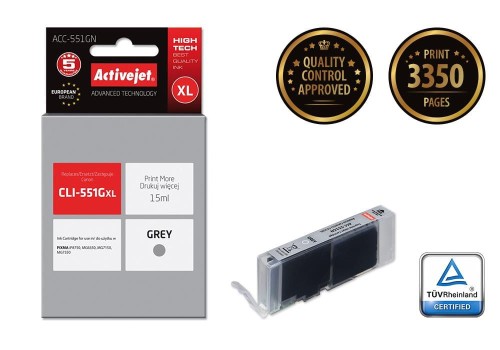 Tusz ActiveJet ACC-551GN Grey do drukarki Canon.jpg