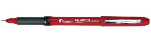 Marker do płyt CD DVD Titanum PY1094C-01 czerwony.jpeg
