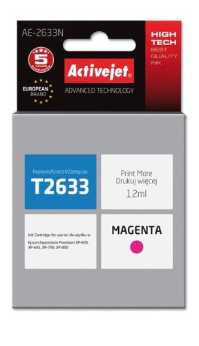 Tusz ActiveJet AE-2633N Magenta do drukarki Epson T2633.jpeg