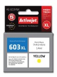 Tusz ActiveJet AE-603YNX Yellow do drukarki Epson - zamiennik 603XL C13T03A44010