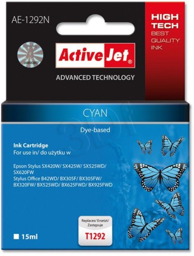 Tusz ActiveJet AE-1292N Cyan do drukarki Epson T1292