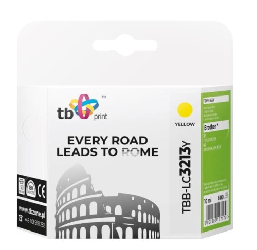 Tusz TB Print TBB-LC3213Y Yellow do drukarki Brother - zamiennik LC3213Y