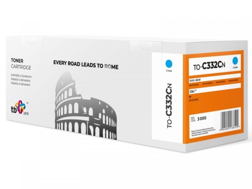 Toner TB Print TO-C332CN Cyan do OKI - zamiennik 46508711