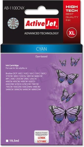 Tusz ActiveJet AB-1100CN Cyan do drukarki Brother