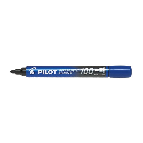 Marker permanentny Pilot SCA-100-L niebieski - okrągła końcówka