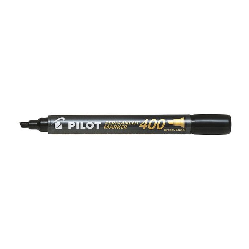 Marker permanentny Pilot SCA-400-B czarny - ścięta końcówka
