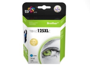 Tusz TB Print TBB-LC125XLC cyan do Brother - zamiennik LC125XLC, LC-125XLC