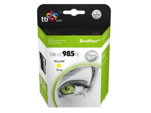 Tusz TB Print TBB-LC985YE Yellow do Brother - zamiennik LC985Y, LC-985Y