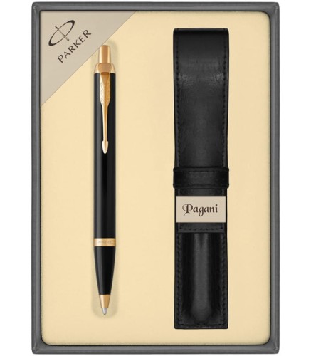 Długopis Parker IM Core Czarny GT 1931666 z etui Pagani w pudełku prezentowym.jpg