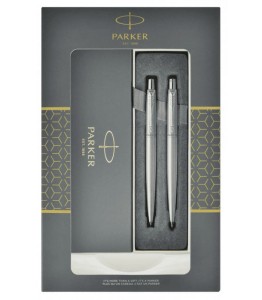 Zestaw Parker Jotter Core Stalowy CT Długopis 1953170 + Ołówek 1953381 w pudełku podarunkowym Parker