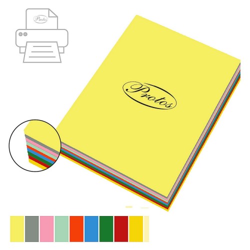 Papier ksero A4 kolorowy intensiv 160g 10x50 ark. PROTOS