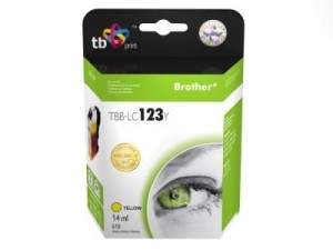 Tusz TB Print TBB-LC123Y yellow do Brother - zamiennik LC123Y, LC-123Y