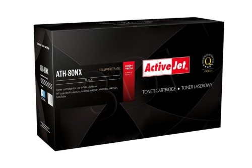 Toner ActiveJet ATH-80NX czarny do drukarki HP - zamiennik CF280X