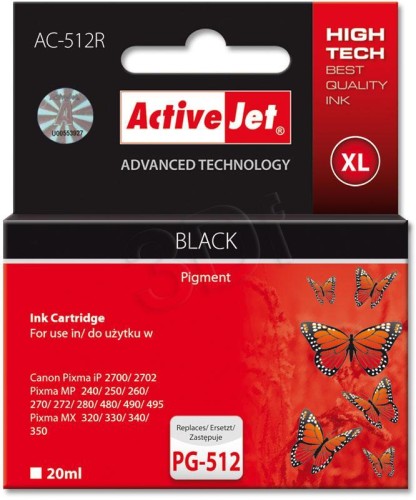 Tusz ActiveJet AC-512R czarny do drukarki Canon