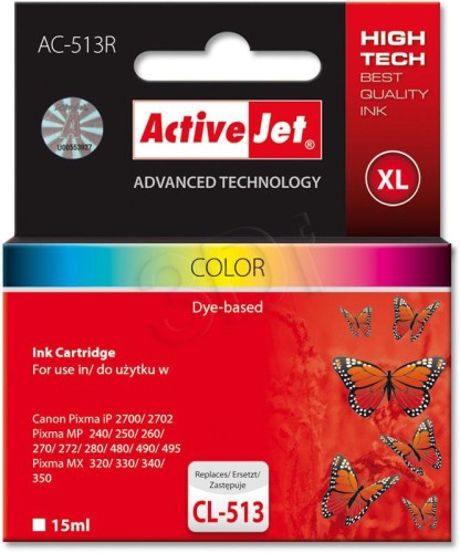 Tusz ActiveJet AC-513R kolorowy do drukarki Canon