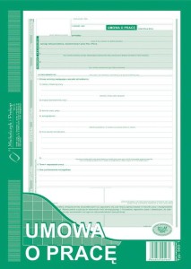 Umowa o pracę A4 500-1