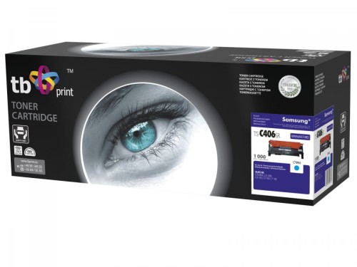 Toner TB Print TS-C406SR Cyan do drukarki Samsung - zamiennik CLTC406S