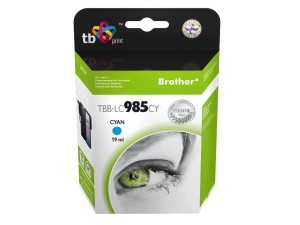 Tusz TB Print TBB-LC985CY Cyan do Brother - zamiennik LC985C, LC-985C
