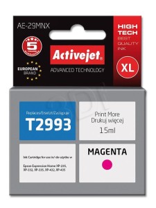 Tusz Activejet AE-29MNX Magenta do drukarki Epson - zamiennik Epson T2993 29XL