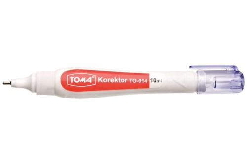 Pióro korekcyjne TOMA TO-014 z metalową końcówką, 10ml