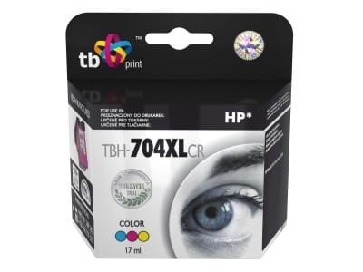 Tusz TB Print TBH-704XLCR kolor do HP