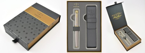 Parker IM Brushed Metal GT S0856230 + ETUI ROYAL COLLECTION
