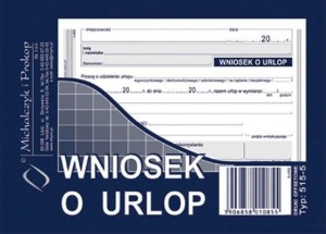 Wniosek o urlop A6 515-5