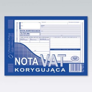 Nota korygująca A5 108-3E