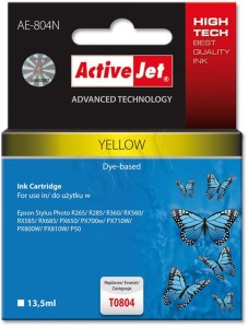 Tusz ActiveJet AE-804N Yellow do drukarki Epson T0804