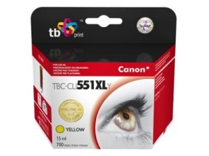 Tusz TB Print TBC-CLI551XLYE Yellow do Canon CLI551XLY