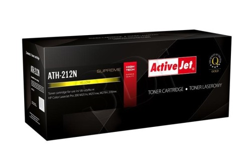 Toner ActiveJet ATH-212N Yellow do drukarki HP / Canon - zamiennik 131A CF212A / CRG731Y