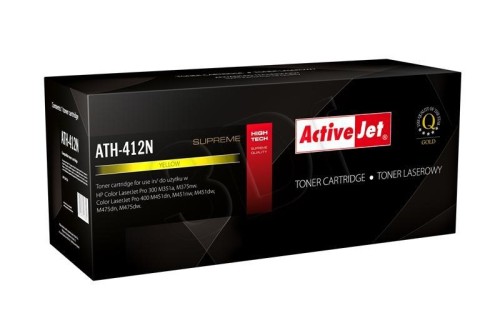 Toner ActiveJet ATH-412N Yellow do drukarki HP - zamiennik 305A CE412A
